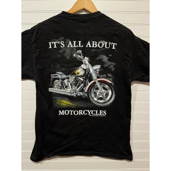 Vintage Y2K biker graphic tee - Picture 3 of 5
